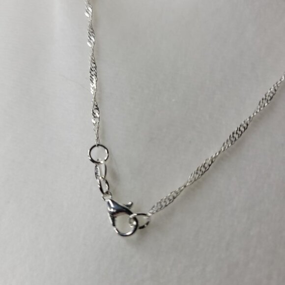 NWT 925 Silver Plated White Whisper Delicate Necklace Chain Ladies  – 20 Inch - Picture 7 of 10
